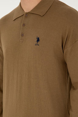 Erkek Haki Basic Kazak - U.s. polo assn фото 7