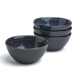 НАБОР САЛАТНИКОВ BRONCO CONCEPT ДИАМЕТР= 15,5 СМ 4 ШТ. СИНИЙ