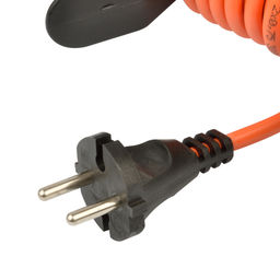 UG /UCK-1N/2x0,75/10M/F IP44 ORANGE Удлинитель силовой на рамке, б/з, 1гнездо, 10м (ПВС 2х0,75), 6A. Оранжевый. TМ Uniel