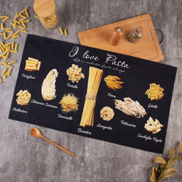 Полотенце Этель Pasta 40х73 см, 100% хлопок, саржа 190 гр/м2