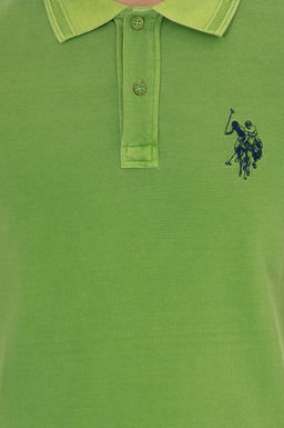 Мужская зеленая базовая футболка Неожиданная скидка в корзине - U.s. polo assn фото 6