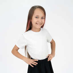 Футболка детская белая