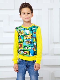 Свитшот "Тродон",лимонный