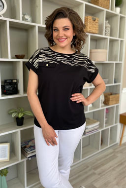 Футболка Rumoda 2135 черный/короткий рукав  фото 4