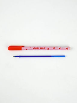 Цена за 10 шт. Ручка пиши-стирай, синяя паста, гелевая, 0.5 мм, пластик Люби себя