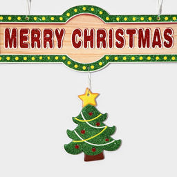 Новогоднее украшение настенное Дед мороз с друзьями, подвеска, 49,5х39,5 см - Simaland фото 4