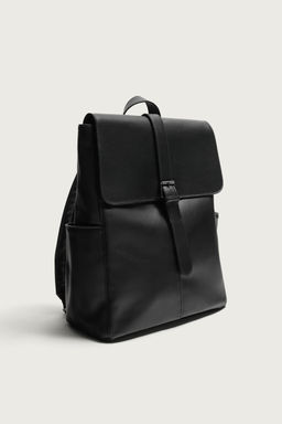 MOCHILA SOLAPA CINTUR?N / Negro - Zara фото 2