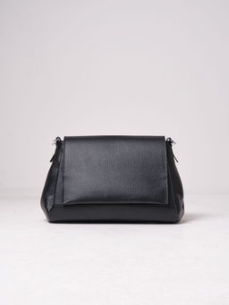 Сумка кожаная сэтчел Deboro 30923 черная