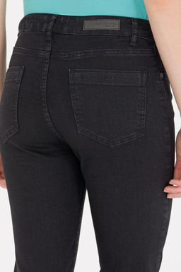 Kad_n Siyah Toothpick Fit Jean Pantolon