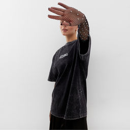 Футболка из вареного хлопка женская Mist Icon, размер S, чёрная