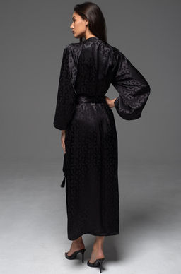 Длинный запашной пеньюар Mia-Amore