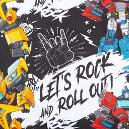 Постельное бельё 1,5 сп Let's rock Transformers 143х215 см, 150х214 см, 50х70 см -1 шт - Hasbro фото 3