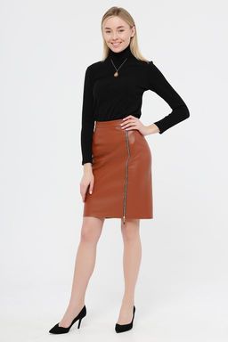 юбка из экокожи 884-0477 - Трика фото 2