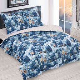 Постельное белье Метелица (поплин DE LUXE) 1,5 сп./Пододеяльник: 1 шт. - 215*145; Простыня: 1 шт. - 215*150; Наволочка: 2 шт. - 70*70; DE LUXE