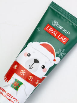 Подарочный набор новогодний Счастливого года, крем для рук, 30 мл и пилка для ногтей, URAL LAB