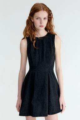 Vestido denim con falda acampanada - H&m фото 2