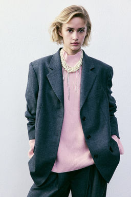 Jersey de canale con cuello perkins - H&m фото 3