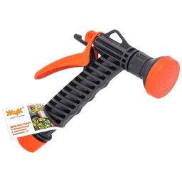 Душ-пистолет поливочный с универсальным штуцером для подключения шланга диаметром 1/2, с цанговым зажимом, требуемое давление в системе: 1-2 атм, пластик (Россия) - Домашняя мода фото 3