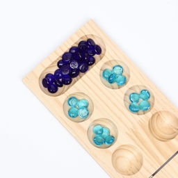 Настольная игра на логику «Калах. Манкала», 48 камней