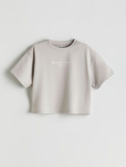 Bisiklet Yaka Soft Touch K?z ?ocuk Ti??rt