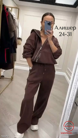 Женский тёплый костюм на молнии - Bruno фото 4