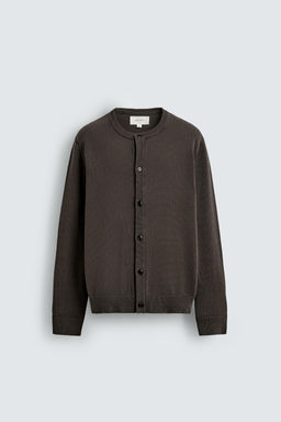 C?RDIGAN REGULAR FIT ALGOD?N / Marr?n - Zara фото 8