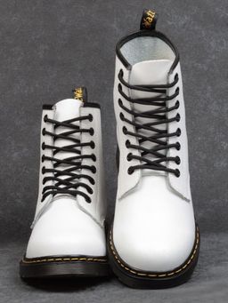 B6019-2 WHITE Ботинки демисезонные женские (натуральная кожа) - Фабричный китай фото 14