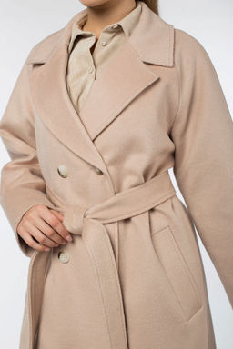 01-11275 Пальто женское демисезонное (пояс)