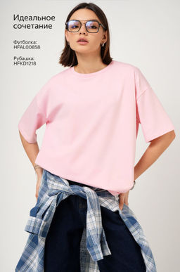 Женская футболка оверсайз Happyfox