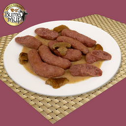 Колбаски охотничьи из оленины в грибном соусе высший сорт ВитаМир , 340г  фото 3