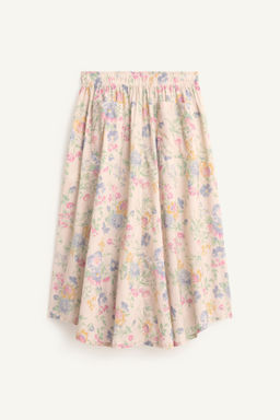 FLWRS SKRT CTTN / Crudo medio - Zara фото 6