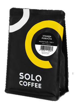 Кофе в зернах Solo Coffee Уганда Робуста (100% робуста), свежеобжаренный  фото 6