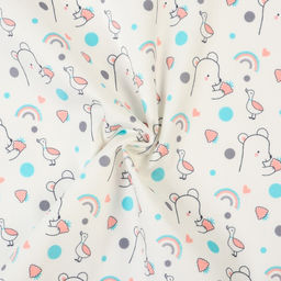 Пеленка детская Крошка Я, 70х100 см (серая окантовка)  фото 4