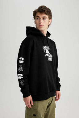 Толстовка оверсайз с капюшоном Tupac Shakur