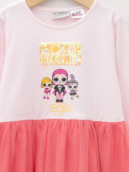 Bisiklet Yaka LOL Surprise OMG Lisansl? Uzun Kollu K?z ?ocuk Elbise - Waikiki фото 3