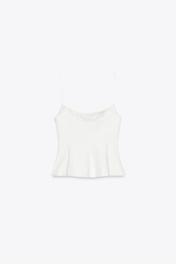 STRETCH PEPLUM TOP - Zara фото 7