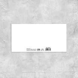 Цена за 9 шт. Открытка евро «23 февраля, поздравляю!», 10×21 см