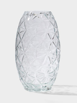 Ваза «Гунвор», 23.5×12 см, стекло, прозрачная