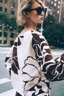 FLORAL PRINTED TOP - Zara фото 13