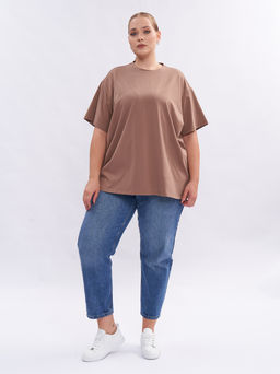 Футболка из хлопка FU21002BRW19 - Артесса фото 2