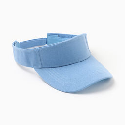 Козырёк женский MINAKU на липучке, размер 56-58, голубой