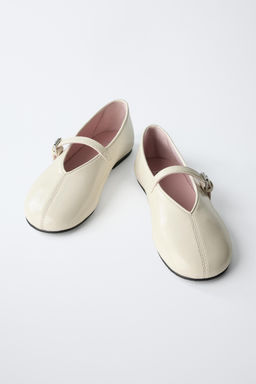 PATENT BALLET FLATS - Zara фото 3