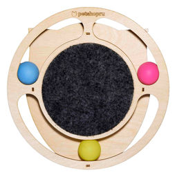 Развивающая игрушка для кошек "Круг" с ковровой когтеточкой 29оп66 sh-07330