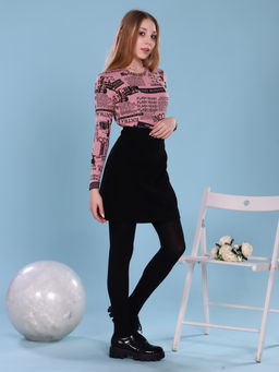 Лонгслив "Поэзия" розовый