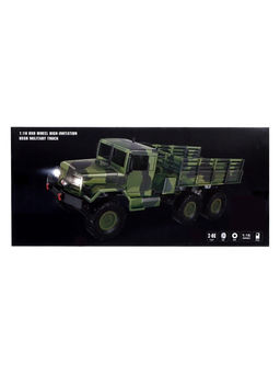 Грузовик радиоуправляемый Газон, полный привод 4WD, работает от аккумулятора, цвет зелёный - Simaland фото 4