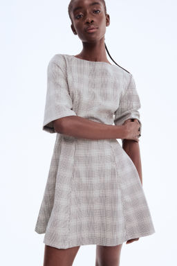 Vestido entallado de sarga - H&m фото 8