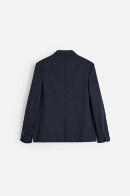 DIPLOMATIC STRIPE DOUBLE-BREASTED SUIT BLAZER - Zara фото 7