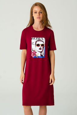 Арт. 8608 Туника женская 42-50 (5 шт) Цвет:коралловый - Калинка фото 27