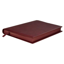 Ежедневник недатированный ESCALADA, А5+, 160 л., арт. 67191/ 10 ШЕВРЕТ БОРДОВЫЙ