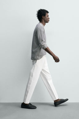 JEANS SLIM TAPERED FIT / Blanco - Zara фото 6